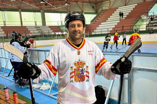 José Manuel Lajarín, tercero del mundo con la Selección Española de Hockey Línea en categoría veteranos