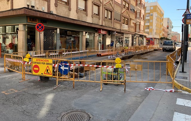 Cambios en el tráfico a partir el martes por obras en Conde de Aranda