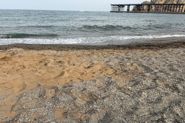 El PP denuncia la alteración de la playa de El Hornillo “por el vertido de arena que modifica sus características naturales”