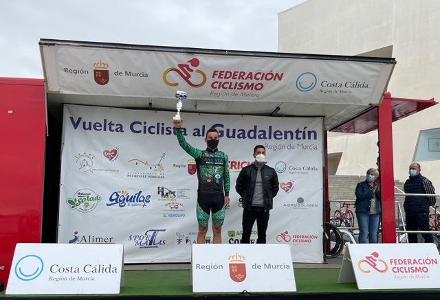  Eloy Teruel, del equipo Brócoli Mecánico Sakata, líder de la general en la primera etapa de la IV Vuelta Ciclista al Guadalentín