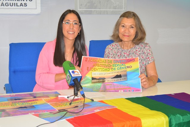 Con el lema “Ama a quien quieras y sé lo que sientas. Águilas te quiere…” se ha presentado el programa de actos del Día del Orgullo LGTBIQ  