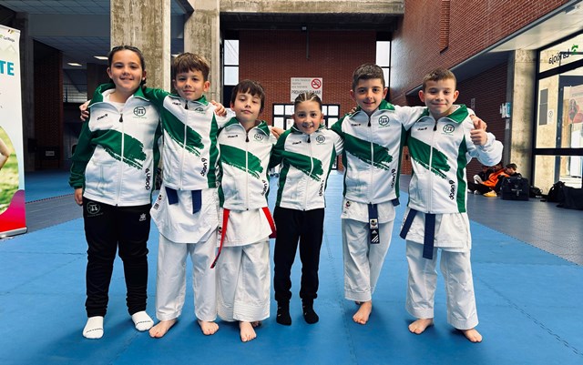 El Club Deportivo Nintai de Águilas logra dos subcampeonatos en la Liga Nacional Infantil de kárate en Logroño