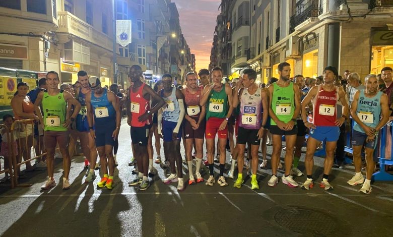 Gran ambiente en la 41 edición de la carrera nocturna “Alcaldesa de Águilas”