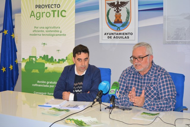 Águilas se suma al proyecto Agro TIC con acciones formativas gratuitas sobre tecnología agrícola