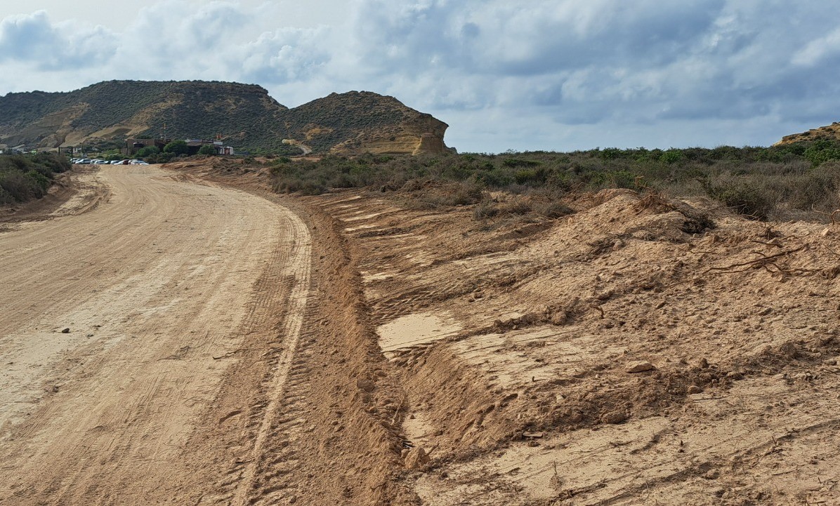 El Ayuntamiento alertó al Seprona y a Patrimonio Natural de los movimientos de tierra realizados en el paraje de Cuatro Calas en Águilas