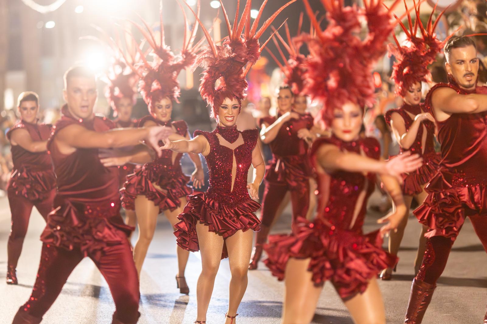Orden del desfile de la muestra del Carnaval de Águilas que se llevará a cabo el 16 de agosto