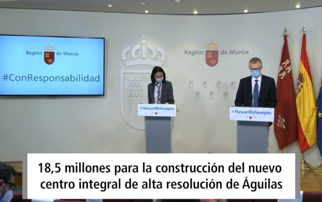  La Comunidad da luz verde a la construcción del nuevo centro integral de alta resolución de Águilas 