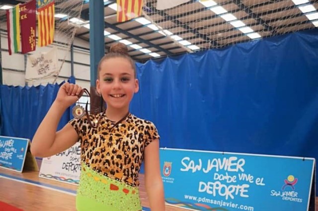 La aguileña Alicia Castillo se proclama subcampeona regional de Gimnasia Rítmica 