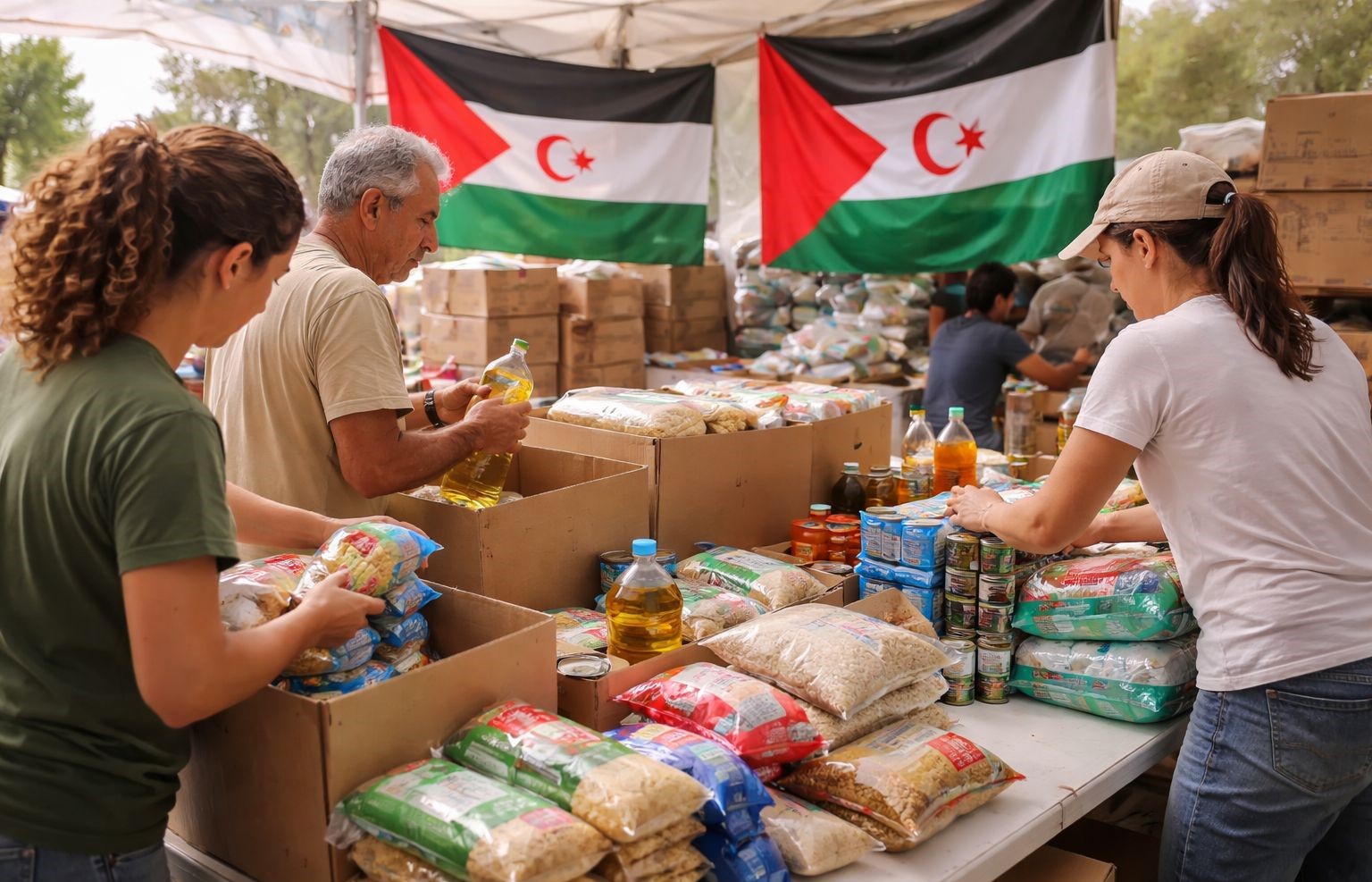 La Asociación de Amigos del Pueblo Saharaui impulsa una campaña solidaria en Águilas para los campamentos de refugiados