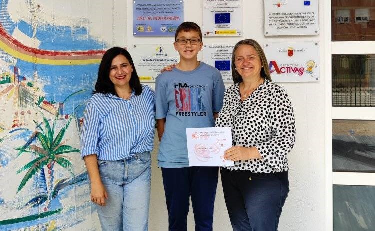 Arturo Rodríguez Hernández, del CEIP Las Lomas de Águilas, representará a la Región en la VII Olimpiada Matemática Nacional Alevín