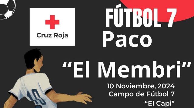 Cruz Roja Águilas organiza un torneo benéfico de fútbol 7 en memoria de su compañero Paco “El Membri”