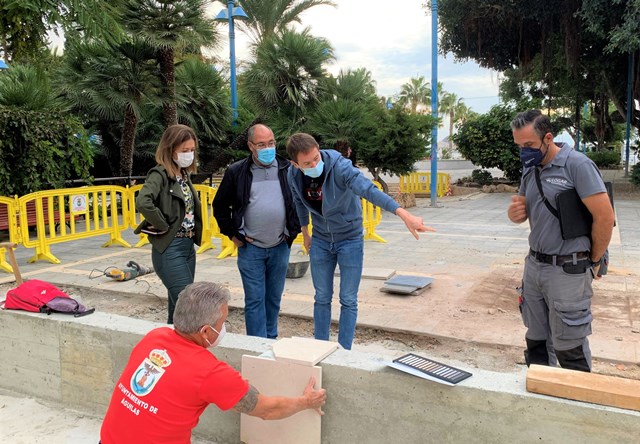 Nueva imagen para la fuente de la plaza Alfonso Escámez de Águilas 