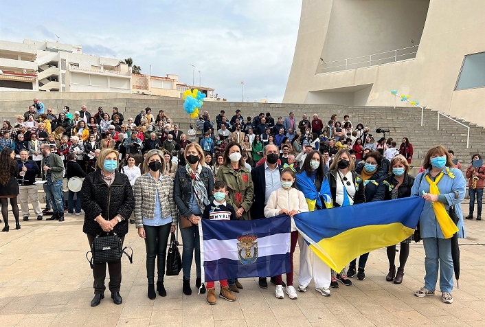 Águilas se suma al emotivo acto ‘Coros por la Paz’ para pedir el fin de las guerras