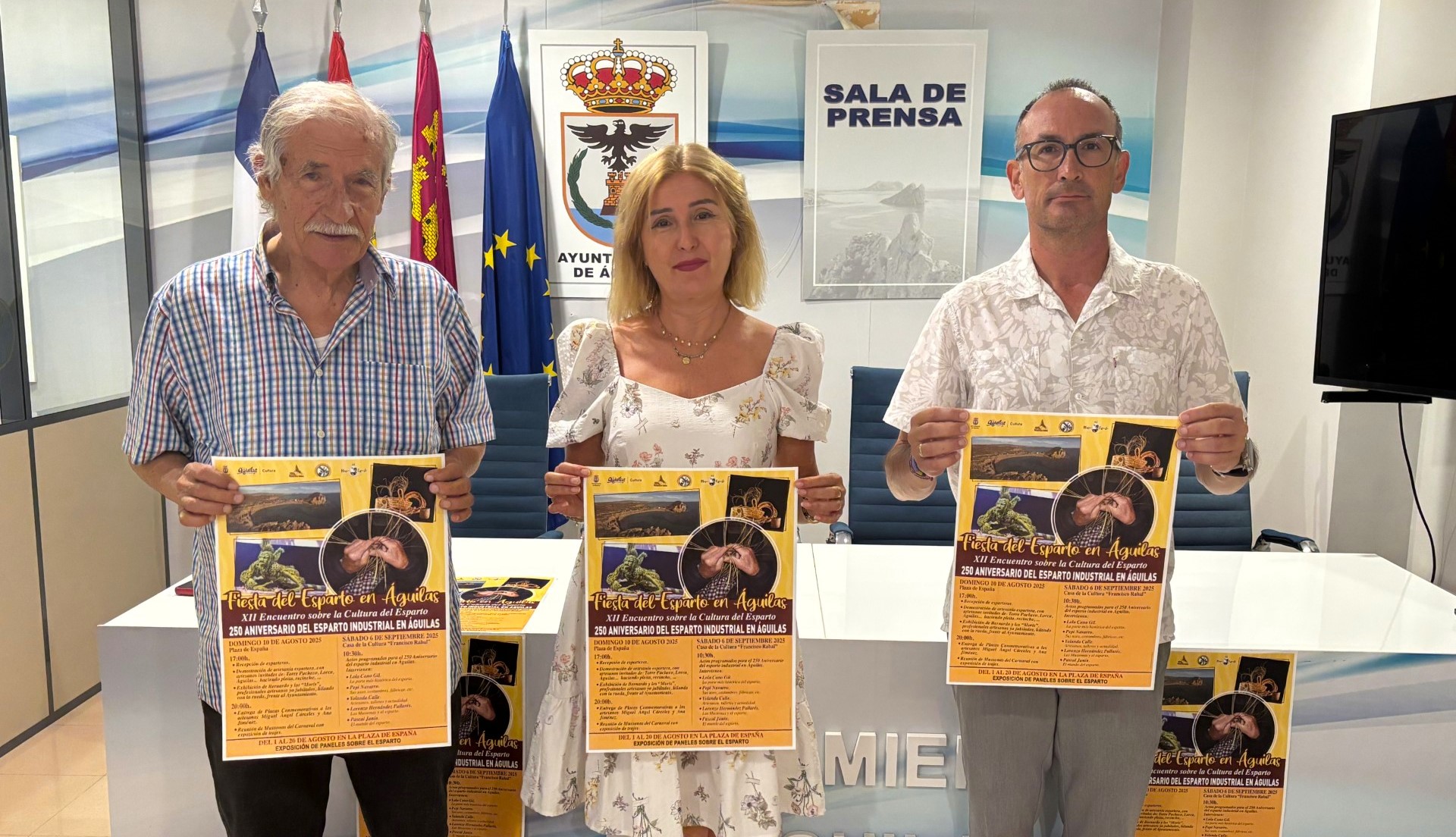 Presentado el programa de actos para conmemorar el 250 aniversario del esparto industrial en Águilas