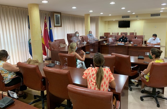 El Comité Científico Técnico del COVID en Águilas se reúne para analizar el incremento de los casos en la localidad 