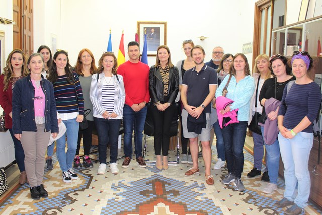 Los participantes en el proyecto europeo Trades of the future visitan Águilas 