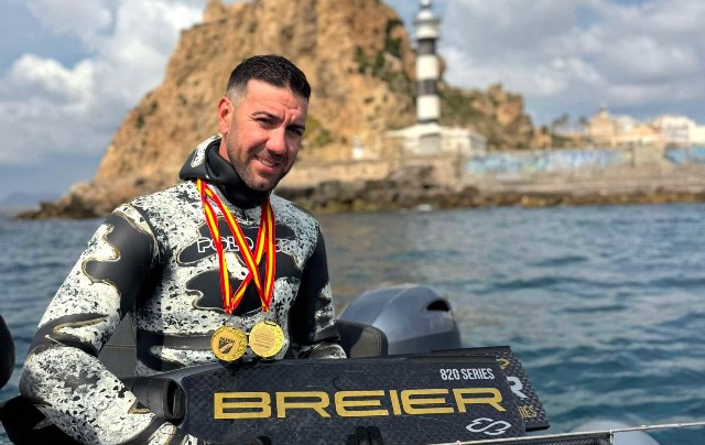 El aguileño José Sánchez Carrique se proclama campeón regional de pesca submarina por segundo año consecutivo