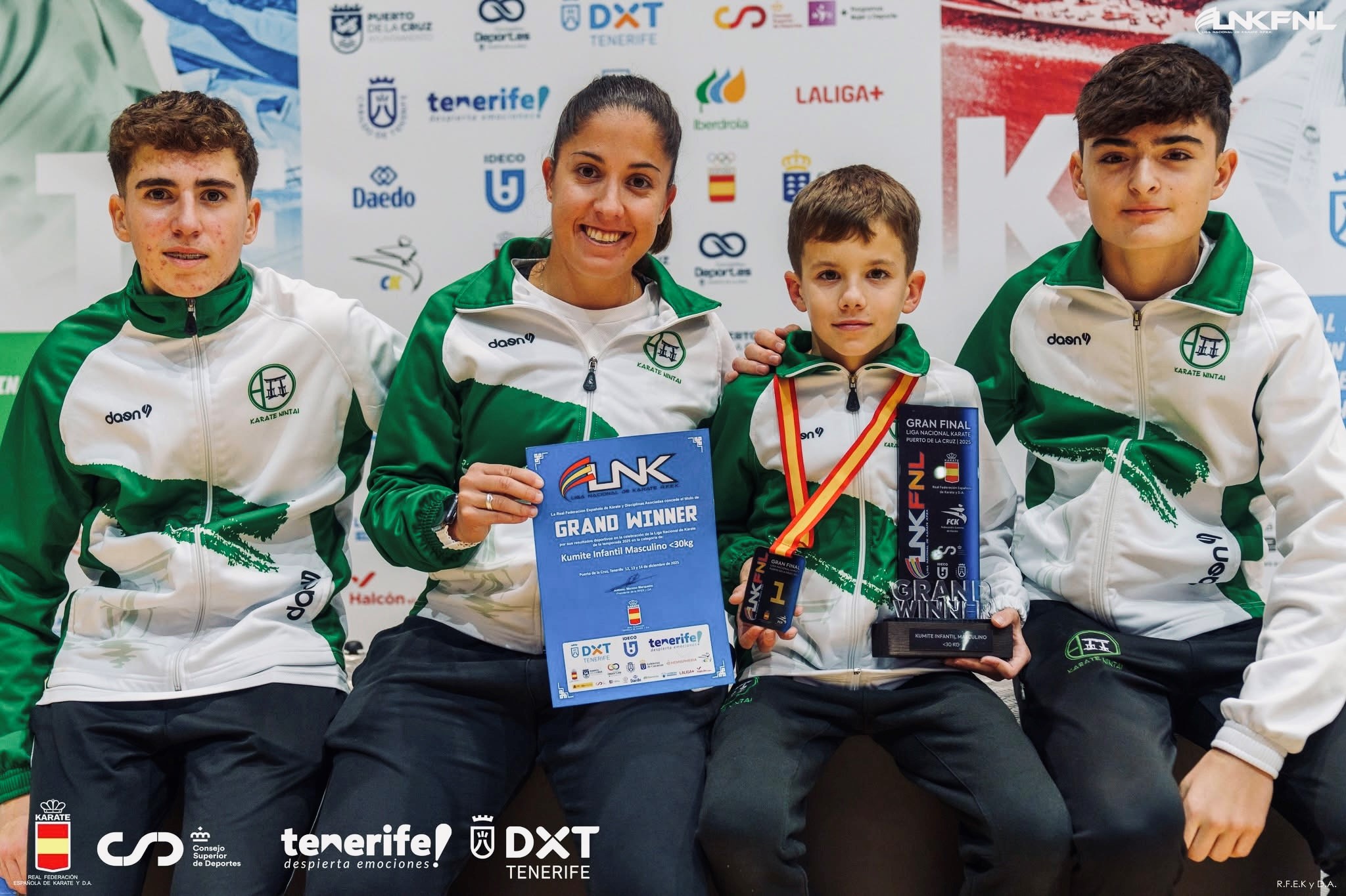 El Club de Karate Nintai de Águilas brilla en la Gran Final de la Liga Nacional celebrada en Tenerife