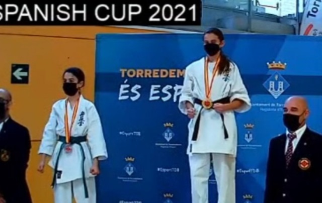 Carla Hernández y Carlos Giménez se proclaman campeones de España de Kumite & Kata Spanish Cup 2021