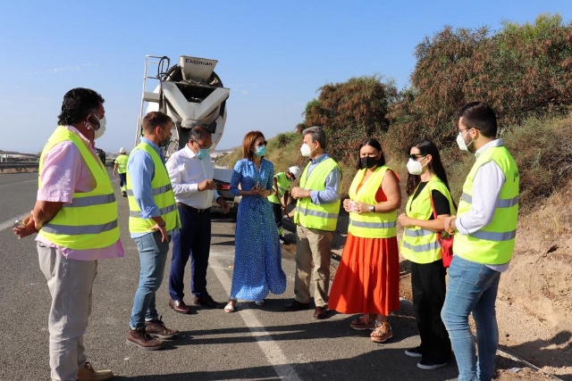 Fomento invierte 132.000 euros en la mejora del drenaje de la autovía Lorca-Águilas y la Variante de Águilas  