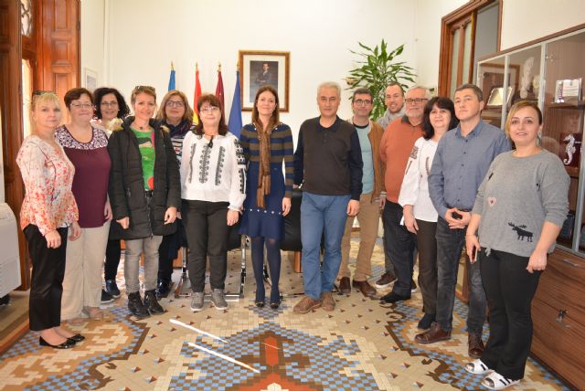 Los profesores del proyecto de colaboración estratégica Erasmus+ visitan el Ayuntamiento de Águilas 