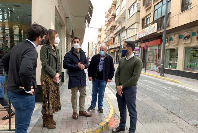 Comienzan las obras en las calles de preferencia peatonal Conde de Aranda y Juan Pablo I