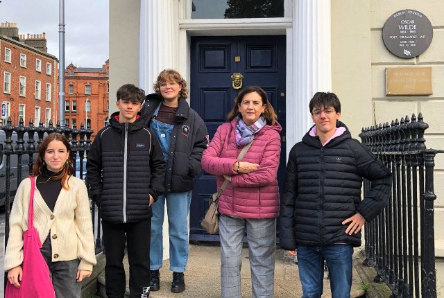 Cuatro alumnos del IES Europa de Águilas inician una estancia de un mes en Irlanda