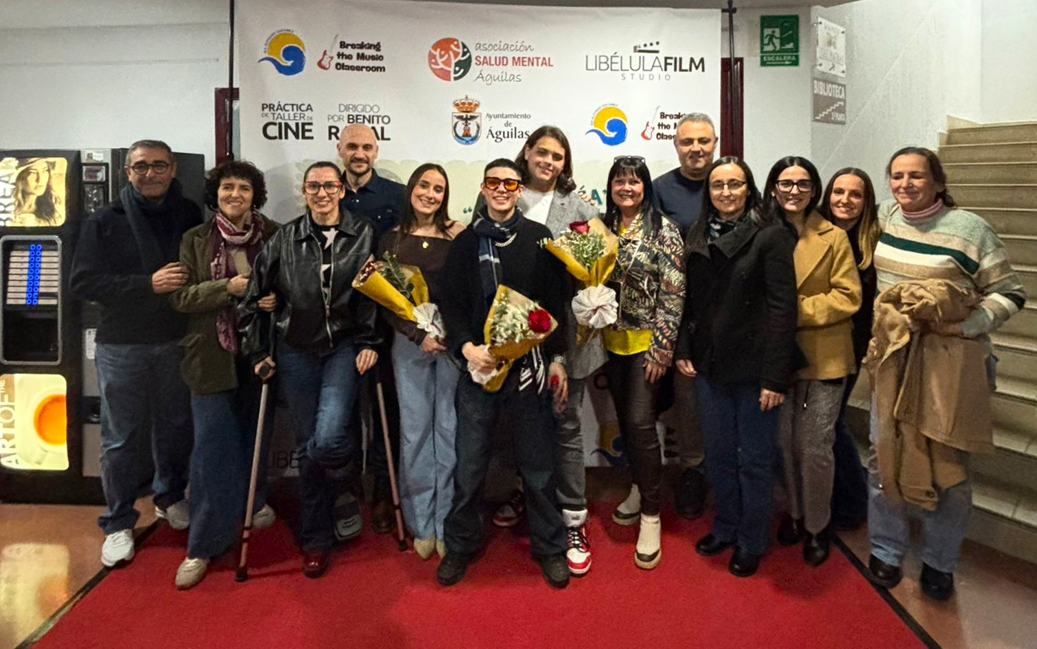 El taller de cine de la asociación Salud Mental Águilas llena la casa de la Cultura Francisco Rabal