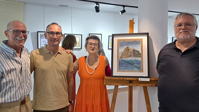 Joaquina Pérez Mateos comparte en la Casa de la Cultura de Águilas su colección pictórica “Mis momentos”