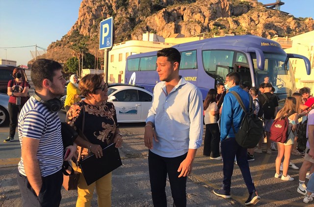 El Ayuntamiento de Águilas pone a disposición de los estudiantes aguileños un autobús para los desplazamientos a las sedes de la EBAU en Lorca