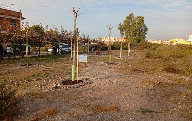 Continúan los trabajos de reforestación en Águilas a través del programa experiencial “Nueva vida para la antigua escombrera municipal y su entorno”