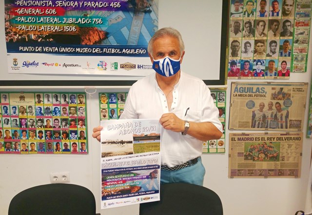 ‘Hazlo tuyo’, slogan de la campaña de abonados del Águilas F.C. para la temporada 2020/21 