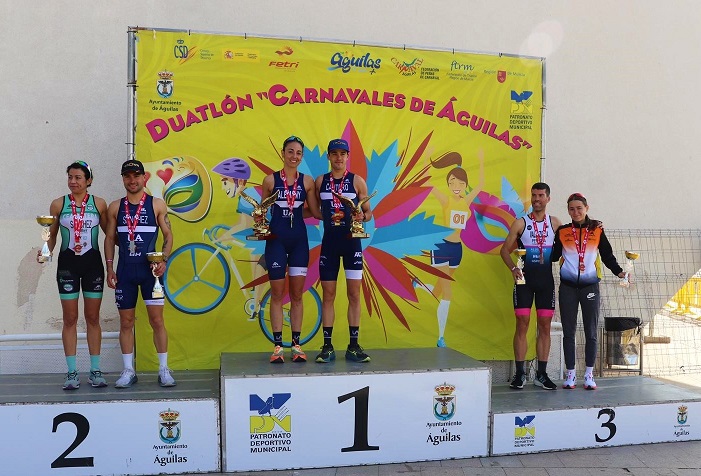 David Cantero y Sara Alemany ocupan los primeros puestos en el XXIX Duatlón Carnavales de Águilas