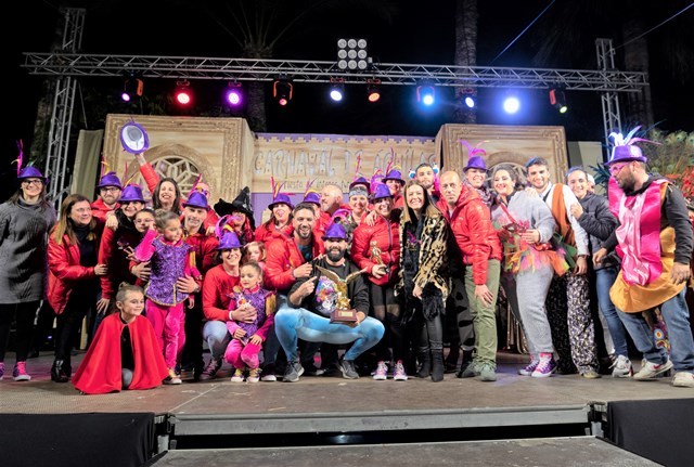 La peña El Pizarrón se lleva el Ángel Ferrer y el Águila Dorada a lo mejor del Carnaval  