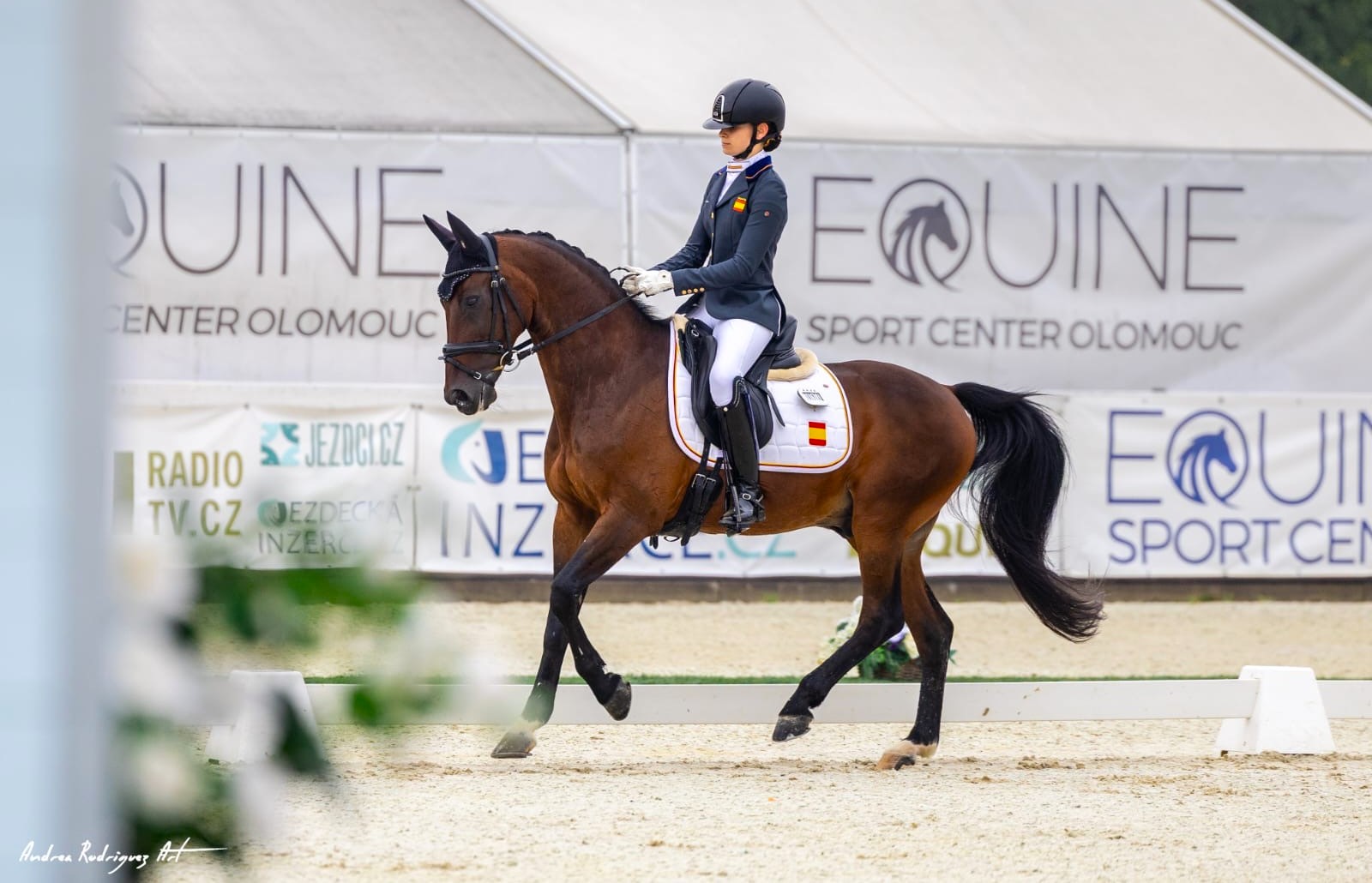 Sara García Haro lleva el nombre de Águilas al Campeonato Europeo de Doma Clásica