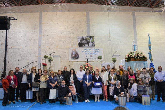 El Ayuntamiento de Águilas reconoce la labor de la Hospitalidad de Lourdes durante los actos de celebración de su Año Jubilar