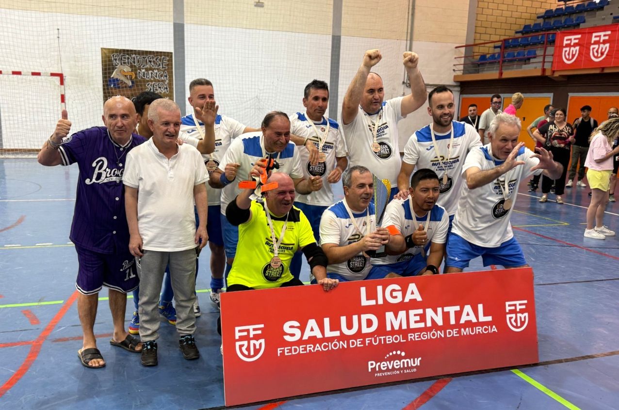 AFEMAC logra el título de campeón de la Liga Salud Mental tras vencer a Los Vikingos de Cieza en una emocionante final celebrada en Águilas