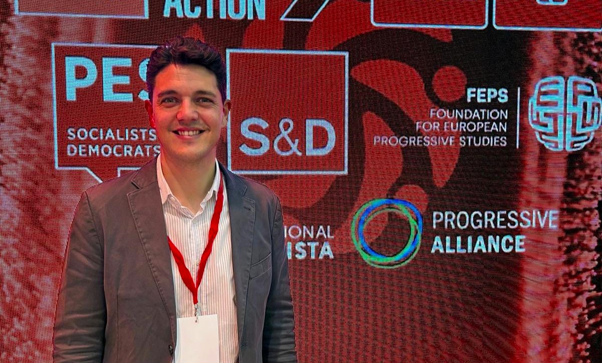 El secretario general de los socialistas aguileños asiste este fin de semana al Global Progressive Mobilisation