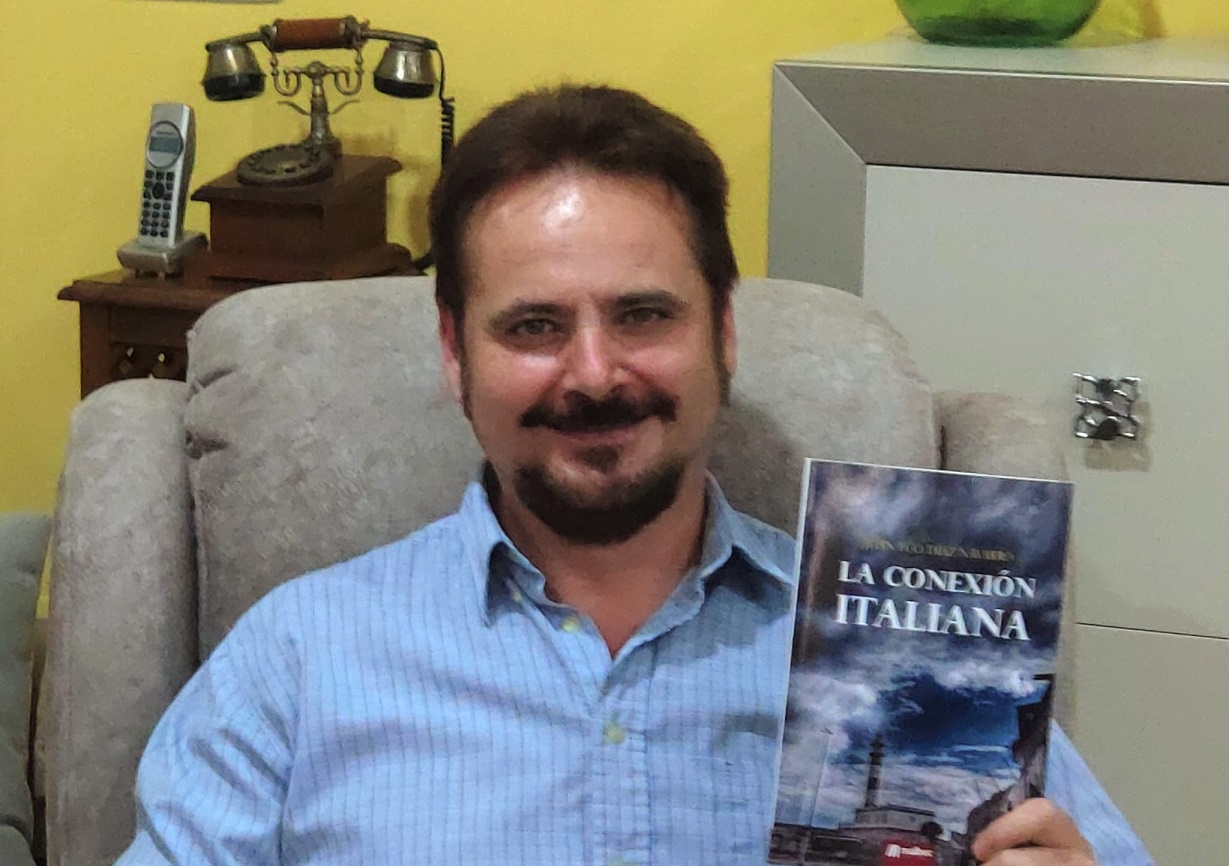 El aguileño Juan Fco. Díaz lanza su segunda novela “La Conexión Italiana”