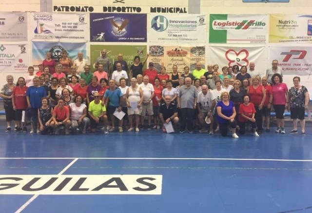 Comienza una nueva edición del curso de gerontogimnasia dirigido a los socios del Centro Municipal de la Tercera Edad en Águilas