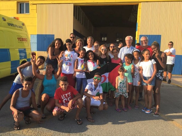  Niños saharauis del Programa Vacaciones en Paz comparten una jornada de convivencia con Protección Civil Águilas