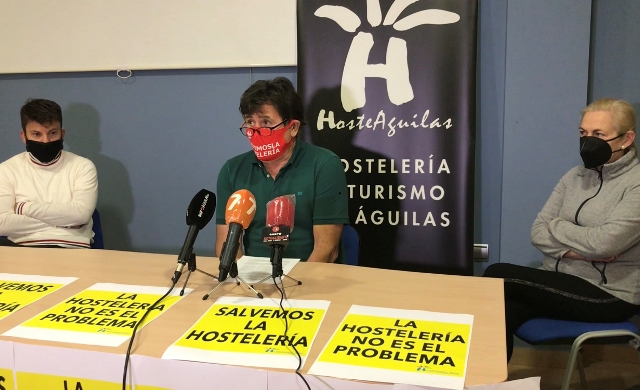 Hosteaguilas exige más ayudas y exenciones de impuestos “si no se cumple el derecho al trabajo”