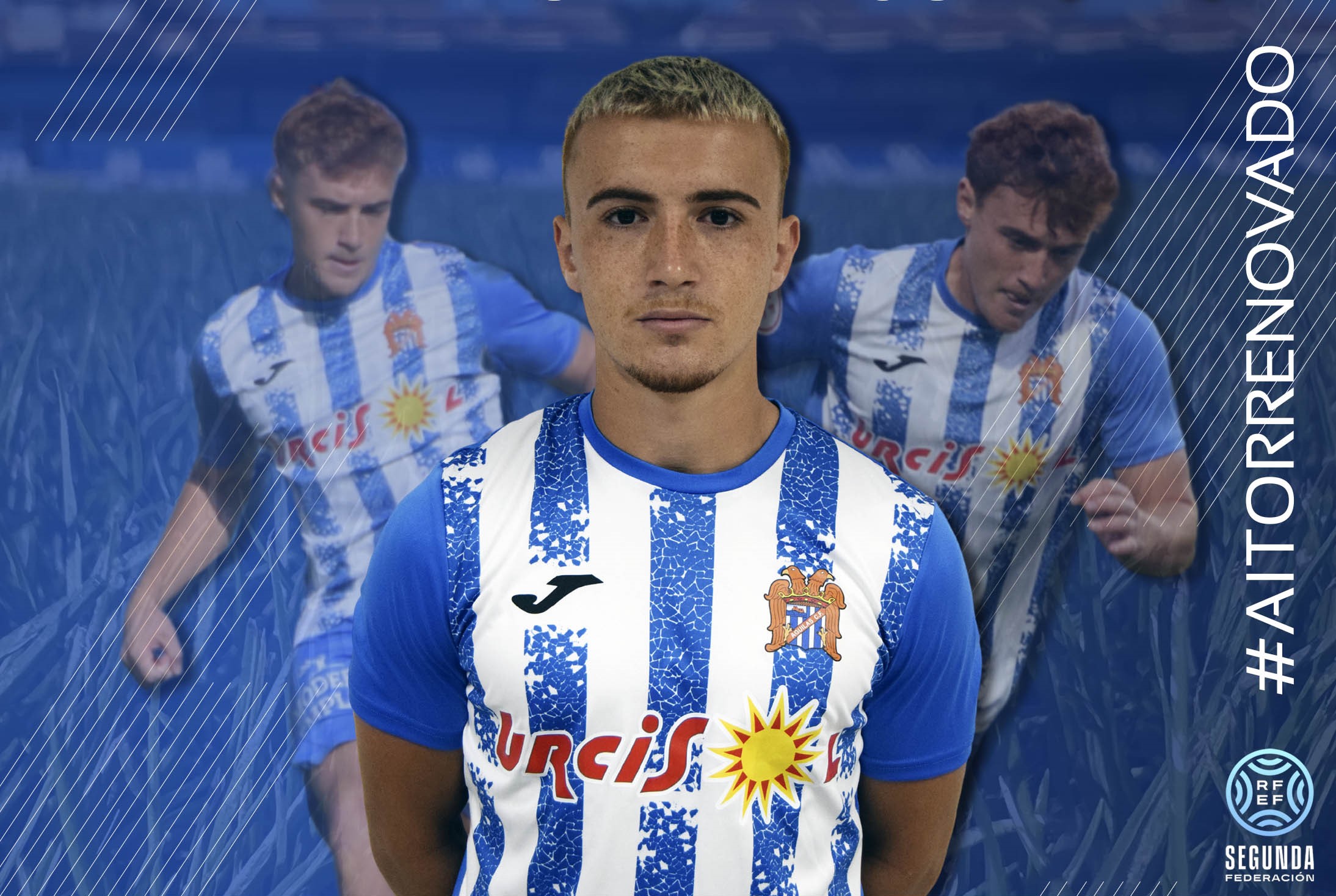 Aitor seguirá vistiendo de blanquiazul