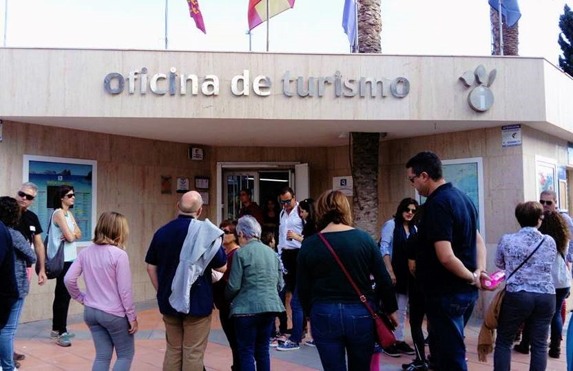 Las visitas a la Oficina de Turismo de Águilas se incrementaron en Semana Santa un 19,27% respecto al año anterior