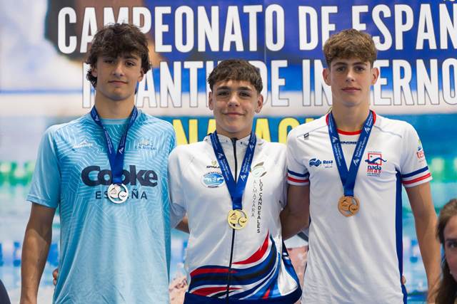 El aguileño Álvaro Duro se proclama subcampeón de España infantil en 50 Libres