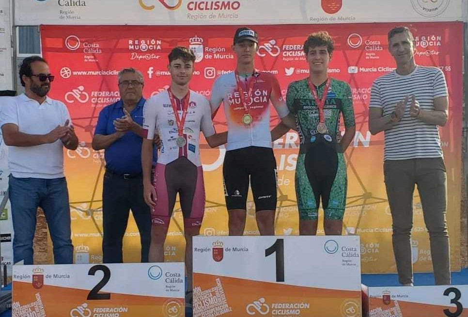 El aguileño Luis Alberto Lajarín Rojas se proclama campeón regional de contrarreloj individual en Cartagena