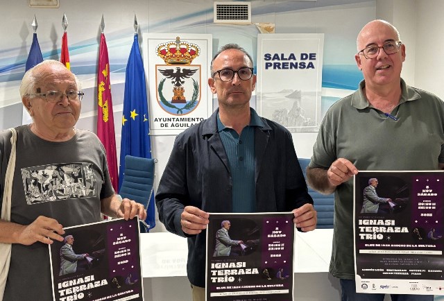 El jazz de Ignasi Terraza Trío llega este sábado al Casino de Águilas