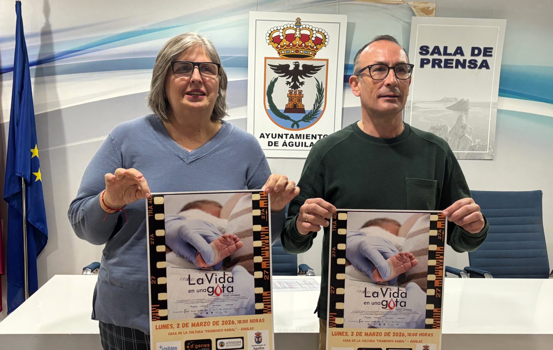 La proyección del documental “La vida en una gota” centra los actos del día Mundial de las Enfermedades Raras en Águilas