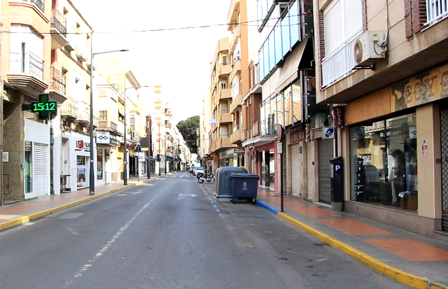 Las calles Conde de Aranda y Juan Pablo I se convertirán desde mañana en zonas de preferencia peatonal