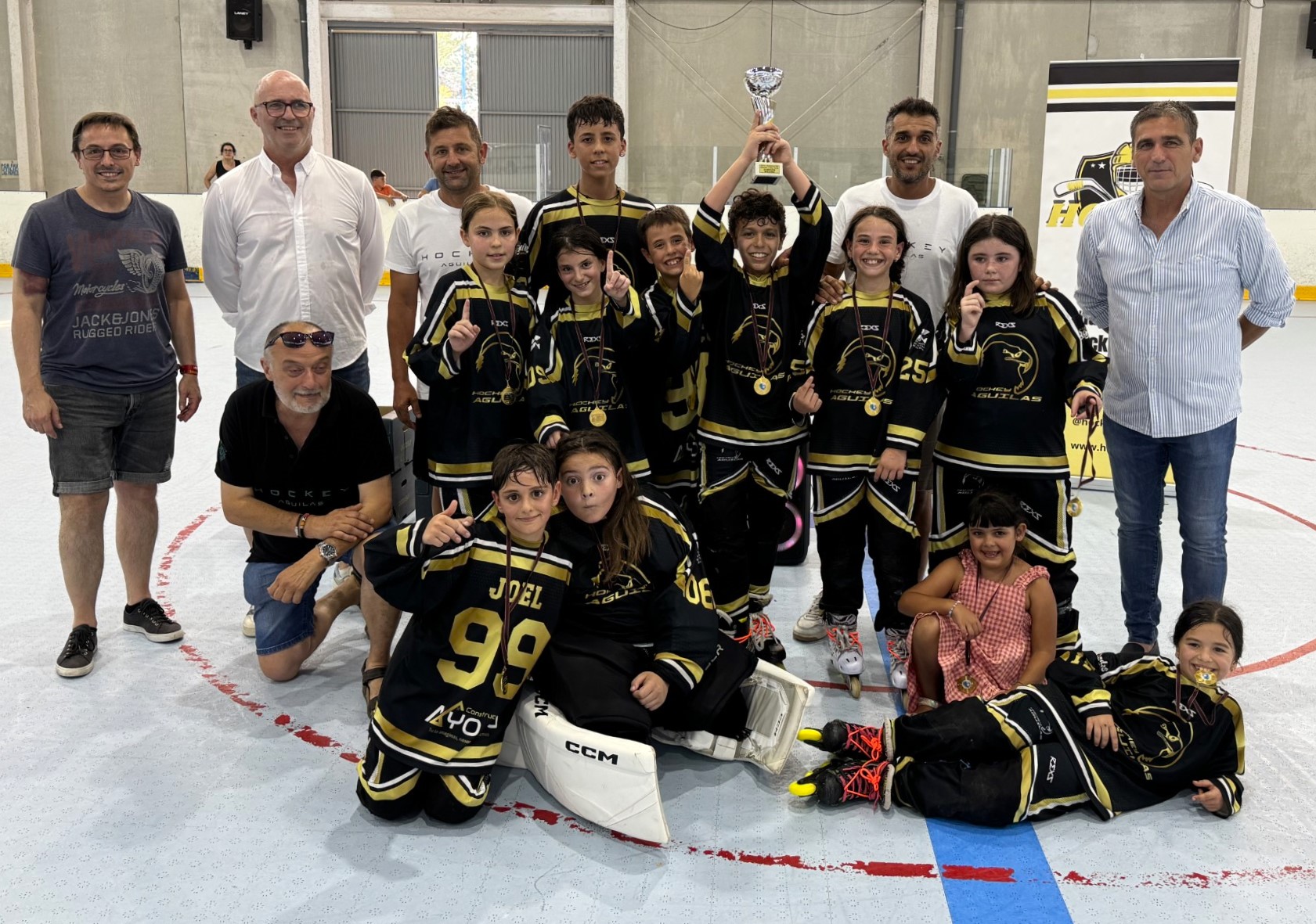 Victoria del Club Hockey Águilas Benjamín en la Copa Federación 2025